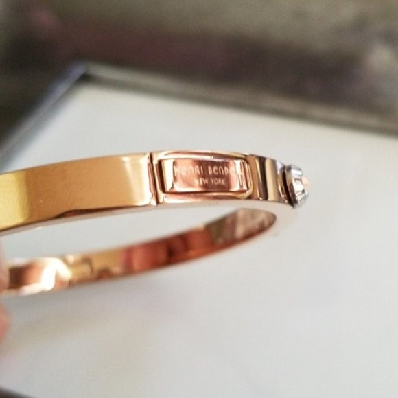 Henri Bendel Crystal Bangle Bracelet / Pet… - Picture 3 of 6